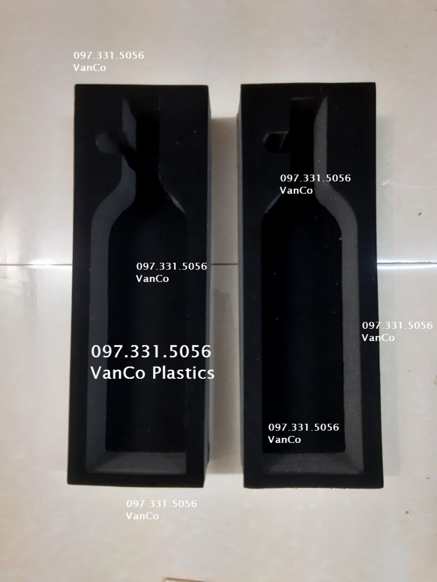 Khay xốp chai Rượu làm quà tặng_ VanCo Plastic 0973315056